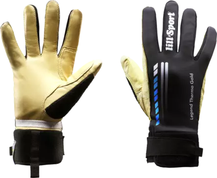 Lillsport hiihtohanskat Legend Thermo Gold musta - Käsineet ja lapaset - 41-41-73932661080 - 1