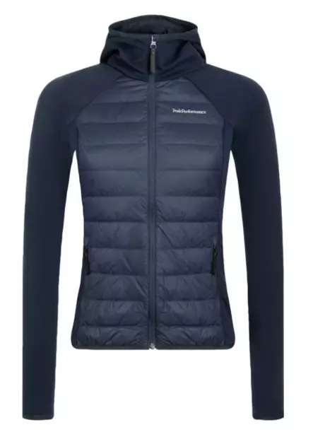 Peak Performance Down Hybrid Hood naisten hybriditakki tummansininen - Naisten takit - 41-41-G78484040 - 1