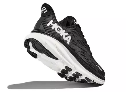 Hoka Clifton 9 WIDE juoksukengät musta/valkoinen - Miesten kengät - 41-41-1965651860 - 2