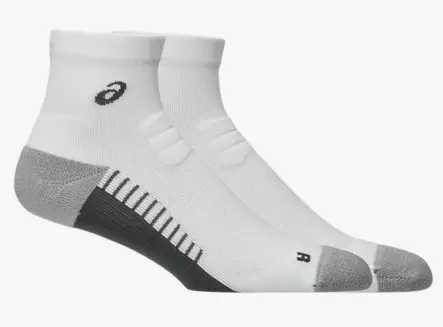 Asics Performance Run Sock juoksusukat valkoinen/harmaa - Urheilusukat - 45716332210 - 1