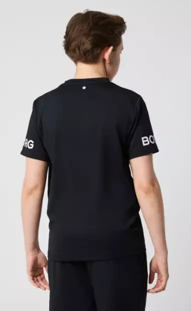 Björn Borg Borg T-Shirt lasten treenipaita musta - Lasten t-paidat - 73214656640 - 2