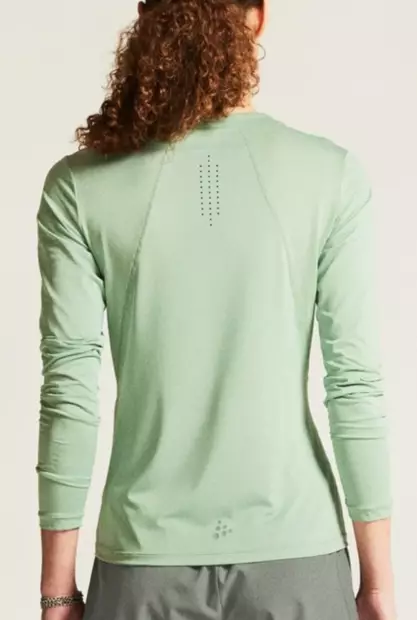 Craft ADV Essence LS Tee 2 naisten juoksupaita vaaleanvihreä - Naisten juoksuvaatteet - 1914797-6300 - 2