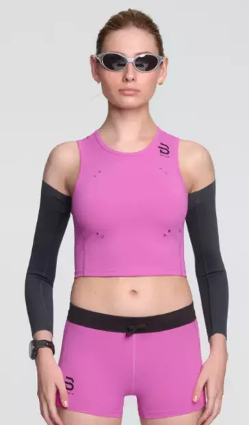 Dahlie Top Elite naisten urheilutoppi pinkki - Naisten treenivaatteet - 334215-31600 - 1