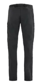 Fjällräven Abisko Hybrid Trail Trousers musta - Miesten urheiluhousut - 12200164-550 - 2