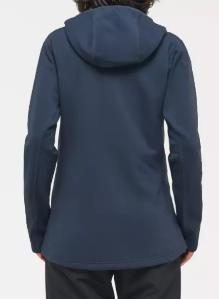 Haglöfs Rosson Mid Hood naisten hupparitakki tummansininen - Naisten urheilupaidat ja hupparit - 73188418410 - 2