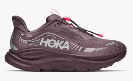 Hoka Clifton 11 GTX juoksukengät punaruskea - Naisten juoksukengät - 1986059460 - 1