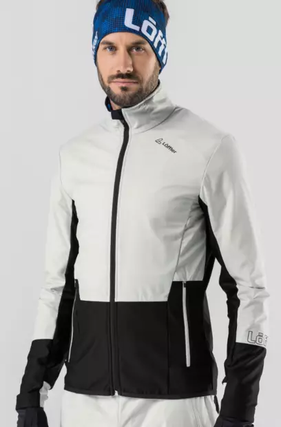 Löffler Jacket Worldcup DDP miesten hiihtotakki vaaleanharmaa - Miesten urheiluvaatteet - 41-41-28383-900 - 1