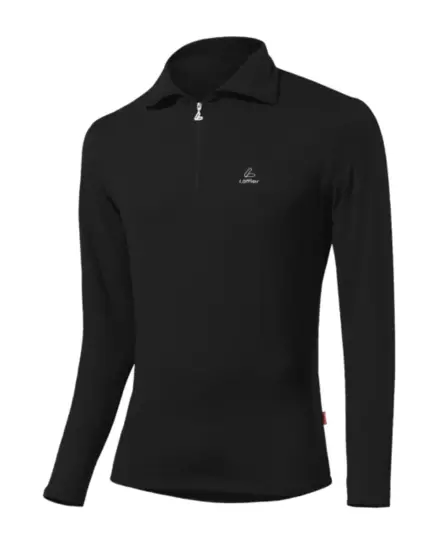 Löffler Midlayer Turtle Transtex miesten poolopaita musta - Miesten urheilupaidat ja hupparit - 10994-990 - 1