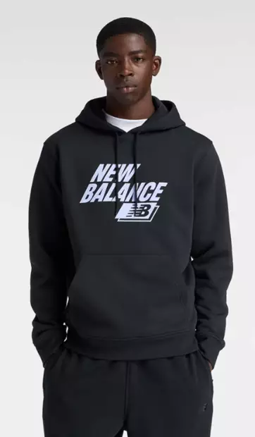 New Balance Sport Graphic Hoodie miesten huppari musta - Miesten urheilupaidat ja hupparit - 1986893110 - 1