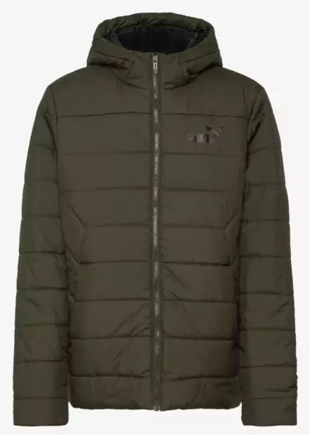 Puma ESS Padded Jacket lasten talvitakki tumma oliivi -  - 41-41-670559-70 - 1