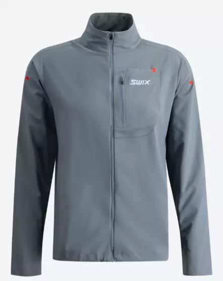 Swix 30K Jacket miesten juoksutakki harmaa - Miesten treenivaatteet - 10331-26-12550 - 1