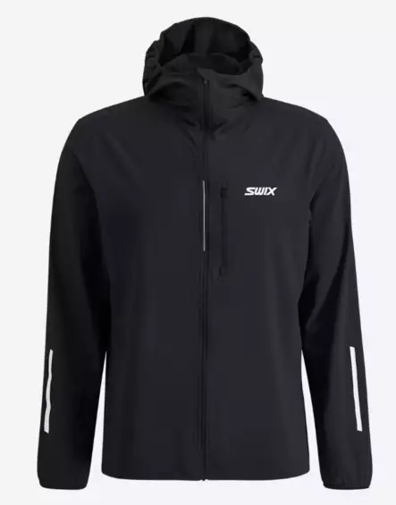 Swix 5K Jacket miesten juoksutakki musta - Miesten treenivaatteet - 10341-26-10120 - 1