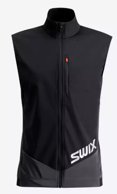 Swix Quantum Windstopper Vest miesten hiihtoliivi musta - Miesten hiihtovaatteet - 10250-25-10120 - 1