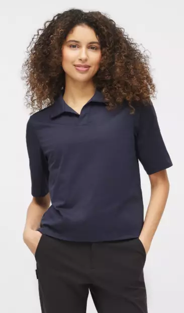 Twentyfour Mode Flex Pique naisten pikee tummansininen - Naisten golfvaatteet - 70728166940 - 1