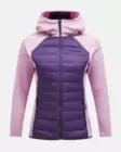 Peak Performance Down Hybrid Hood naisten hybriditakki violetti/pinkki - Naisten takit ja puvut - G79882070 - 1