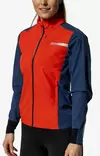 Swix Roadline Wind Jacket naisten treenitakki fiery red/lake blue - Naisten juoksuvaatteet - 10020-23-99980 - 1