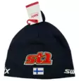 Swix XC Team FIN Tradition hat hiihtopipo tummansininen - Pipot, lippikset ja pannat - 46574-75100 - 1