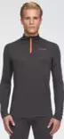 Dahlie Performance Wool HZ miesten alusasun paita tummanharmaa/musta - Miesten väli- ja alusasut - 334032-98100 - 1