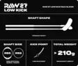 Fatpipe Raw 27 Low Kick Silk Slicks salibandymaila - Salibandymailat - 641871204220 - 5