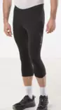 Löffler Bike 3/4 Tights Basic miesten pyöräilyhousut musta - Miesten pyöräilyvaatteet - 28924-990 - 1