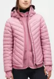 Peak Performance Frost Down Hood naisten untuvatakki tumma pinkki - Naisten takit ja puvut - G79633100 - 1