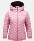 Peak Performance Frost Down Hood naisten untuvatakki tumma pinkki - Naisten takit ja puvut - G79633100 - 2