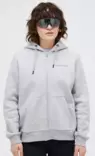 Peak Performance Original Small Logo Zip Hood naisten hupparitakki harmaa - Naisten urheilupaidat ja hupparit - G79587050 - 1