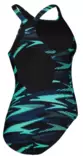 Speedo Hyperboom Allover Medalist naisten uimapuku musta/turkoosi - Naisten uima-asut - 50599377780 - 2