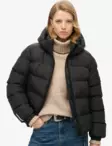 Superdry Hooded Sports Puffer Jacket naisten talvitakki musta - Naisten takit ja puvut - 50630683670 - 1