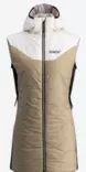 Swix Infinity Insulated Long Vest naisten toppaliivi hiekka - Naisten takit ja puvut - 10145-24-94600 - 1