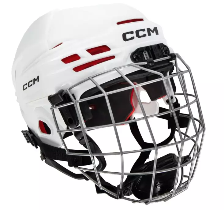 CCM HT70 combo JR jääkiekkokypärä valkoinen - Jääkiekkokypärät - 191520440350 - 1