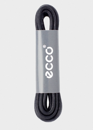 Ecco kengännauhat Round Waxed musta - Kenkätarvikkeet - 6342462620 - 1