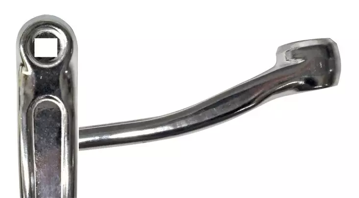 Kampi vasen 170mm hopea, alumiini - Pyörän vaihteisto - 6438131038120 - 1