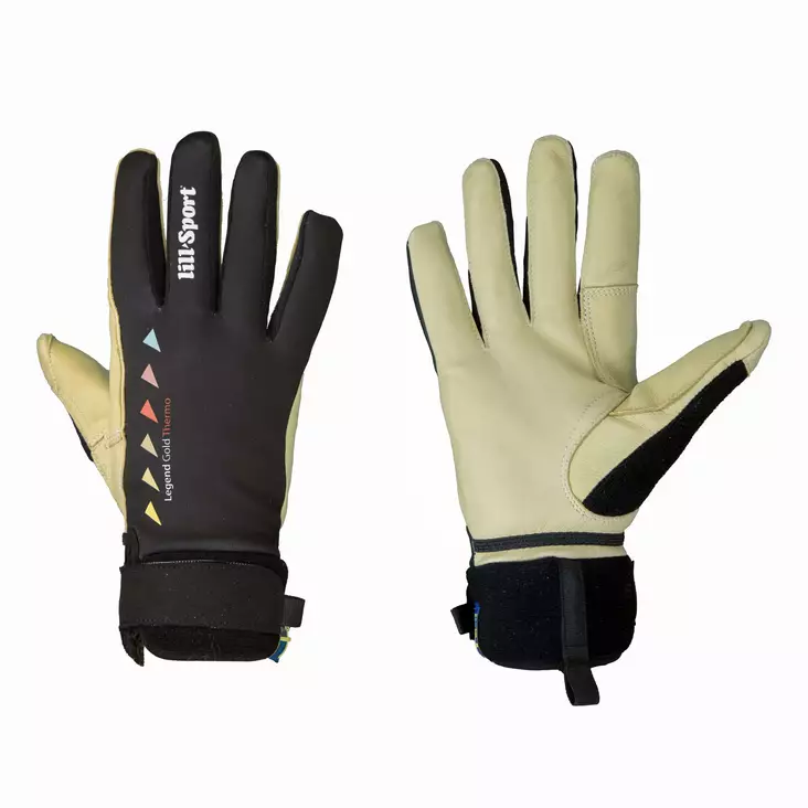 Lillsport Legend Thermo Gold hiihtohanskat musta - Urheiluhanskat - 73932661860 - 1