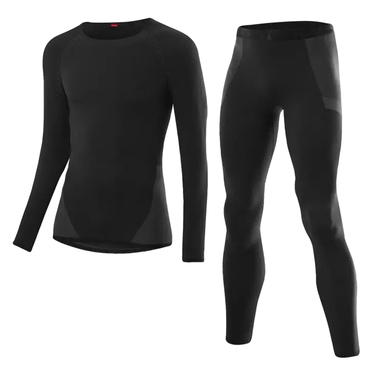 Löffler Set Transtex Warm Hybrid miesten kerrasto musta - Miesten väli- ja alusasut - 90060638370 - 1