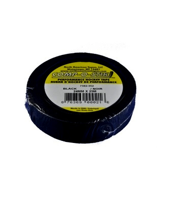 Mailaerkka Comp-o-stick musta 24mm x 23m - Jääkiekkomailatarvikkeet - 876369000810 - 1