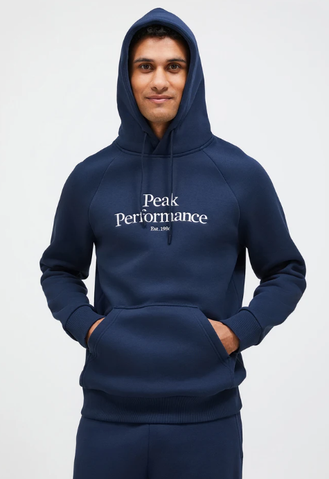 Peak Performance Original Hood miesten huppari tummansininen - Miesten urheilupaidat ja hupparit - G79592010 - 1