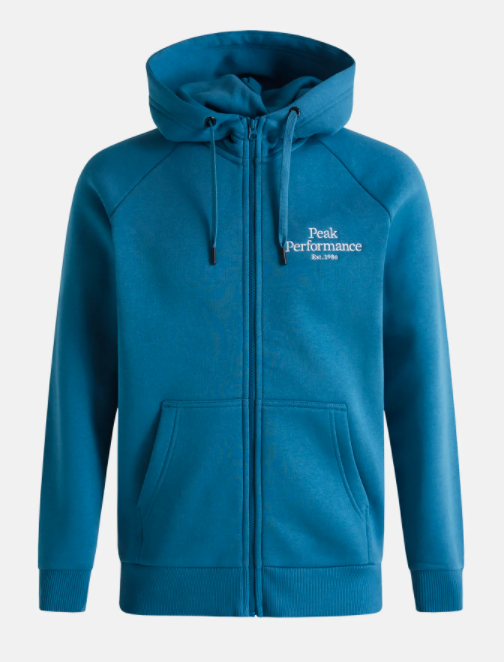 Peak Performance Original Zip Hood miesten hupparitakki midnight - Miesten urheilupaidat ja hupparit - 73332693660 - 1