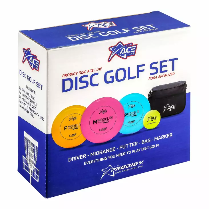 Prodigy Ace 3-pack aloitussetti bägillä - Frisbeegolf - 651137577080 - 1
