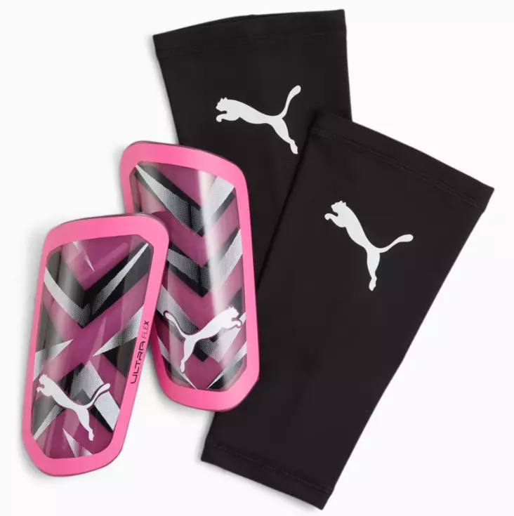 Puma Ultra Flex Sleeve säärisuojat pinkk - Jalkapallotarvikkeet- ja asusteet - 40996856990 - 1