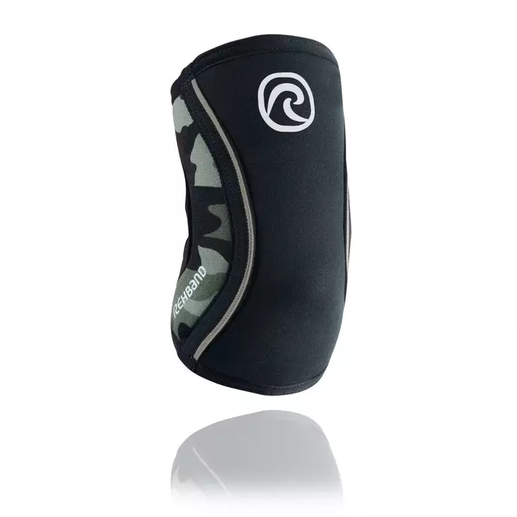 Rehband RX Elbow 5mm kyynärtuki musta/camo - Tuet ja lihashuoltotarvikkeet - 01073918130190 - 1