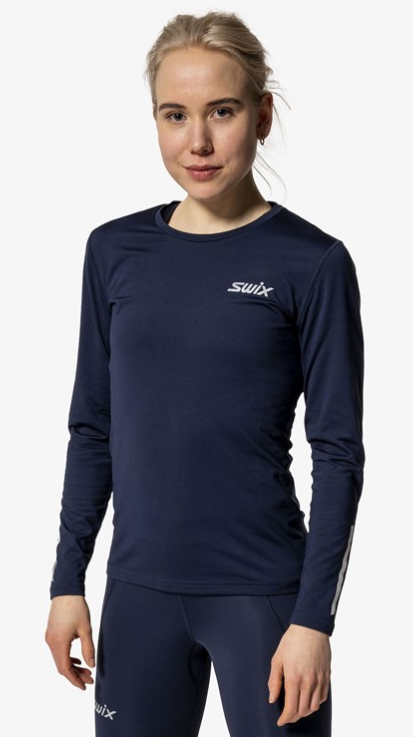 Swix Pace NTS LS Top naisten treenipaita tummansininen - Naisten treenivaatteet - 10015-23-75100 - 1