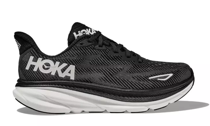 Hoka Clifton 9 Wide juoksukengät musta/v - Miesten juoksukengät - 1965651860 - 1