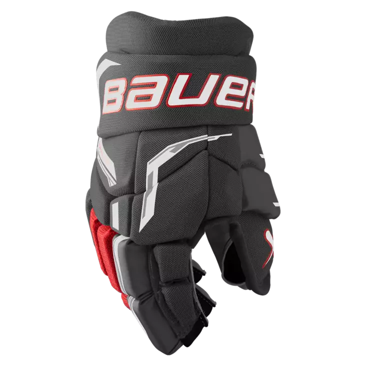 Bauer Supreme F40 JR jääkiekkohanskat musta/punainen - Jääkiekkohanskat - 68869882830 - 1