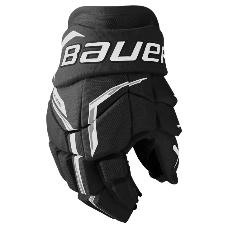 Bauer Supreme F50 PRO JR jääkiekkohanskat musta/valkoinen - Jääkiekkohanskat - 68869882840 - 1