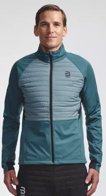 Dahlie Jacket Challenge 3.0 miesten hiihtotakki sinivihreä - Miesten hiihtovaatteet - 334091-26400 - 1