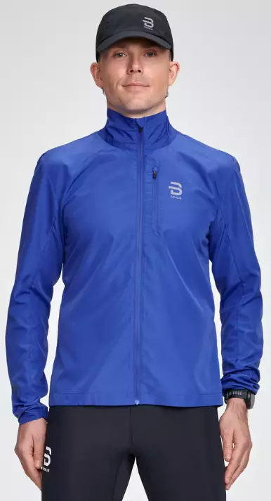 Dahlie Jacket Tempo miesten juoksutakki sininen - Miesten juoksuvaatteet - 333899-25600 - 1