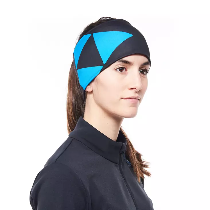 Fischer Headband Oberstdorf panta musta/sininen - Pipot, lippikset ja pannat - 9006063929310 - 1