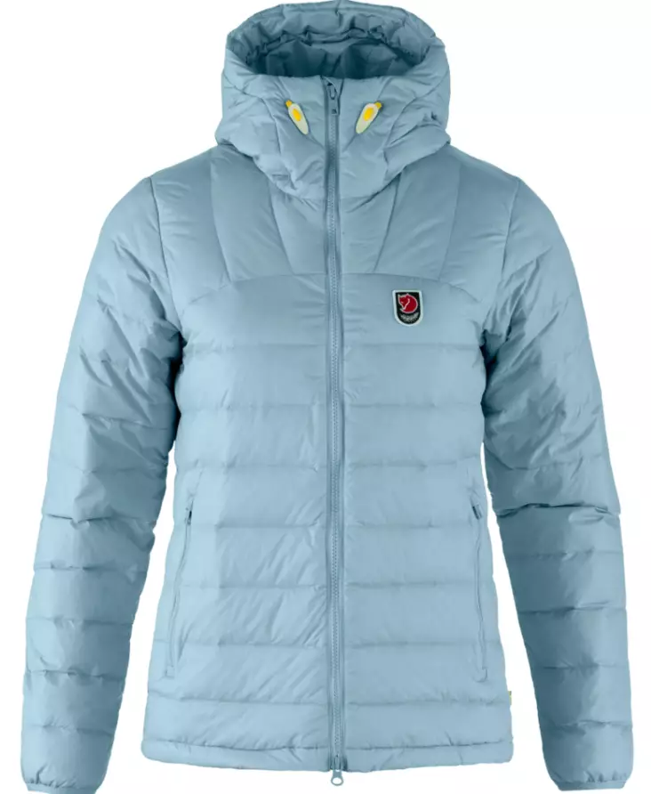Fjällräven Expedition Pack Down Hoodie naisten untuvatakki vaaleansininen - Naisten takit ja puvut - 73234511110 - 1