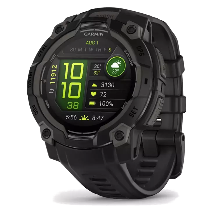 Garmin Instinct 3 45mm Amoled älykello musta - Sykemittarit - 753759339487 - 1